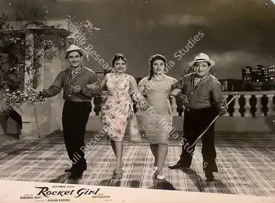 Madan Kapoor (Producer), Rocket Girl, 1962, Lobby Card