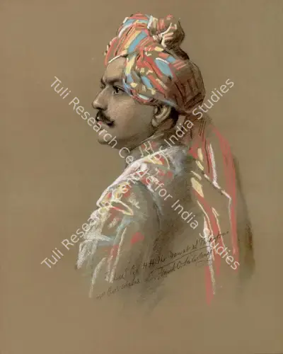 Frank O. Salisbury (Artist), Study for the Royal Coronation State Banquet, 1937, Drawing