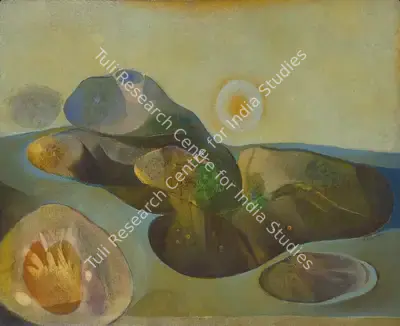 Bimal Dasgupta (Artist), Untitled, 1974, Painting