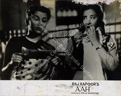 Jaywant Pathare (Cinematographer), Aah, 1953, Lobby Card