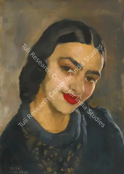 Sher-Gil, Amrita (Artist). Untitled ( Self-Portrait ). Oil on canvas, 1933 | Painting | FineArts | 00331282