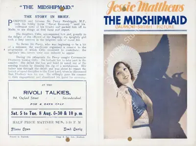 Albert De Courville (Director), The Midshipmaid, 1932, Handbill
