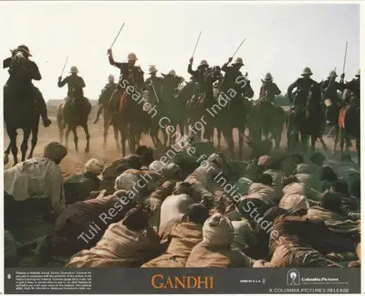 Ronnie Taylor (Cinematographer), Gandhi, 1982, Lobby Card