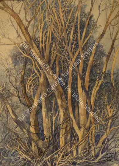 Ustad Allah Bukhsh (Artist), Untitled, 1945, Painting