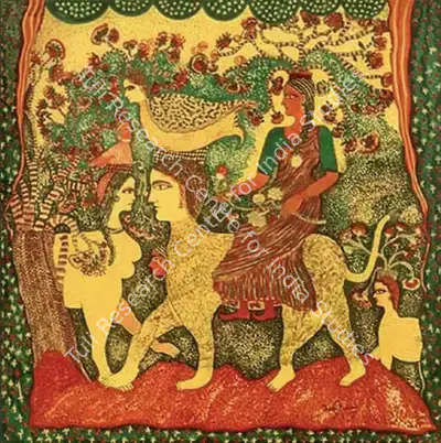 Jayshri Burman (Artist), Untitled, 1999, Painting