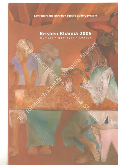 Krishen Khanna (Artist), Krishen Khanna 2005, 2005, Solo Exhibition Invitation