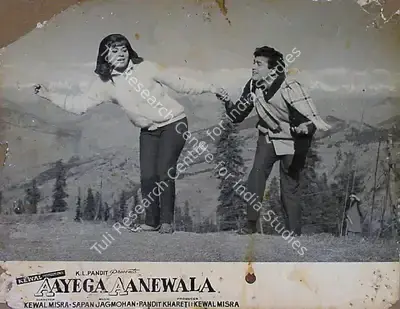 Kewal Mishra (Producer), Aayega Aaney Wala, 1967, Lobby Card