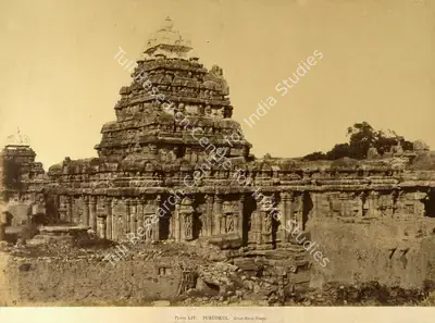 Colonel Thomas Biggs (Photographer), Purudkul. Great Sivite Temple, Antiquarian Photograph