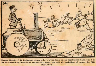 Basu Chatterjee (Cartoonist), The Big Business, 1951, Cartoons
