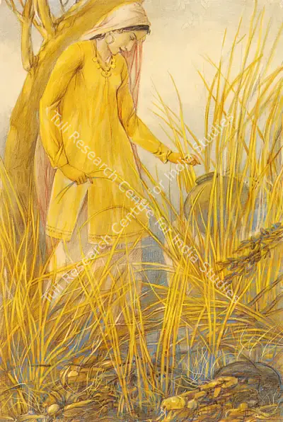 Ustad Allah Bukhsh (Artist), Sohni, Painting