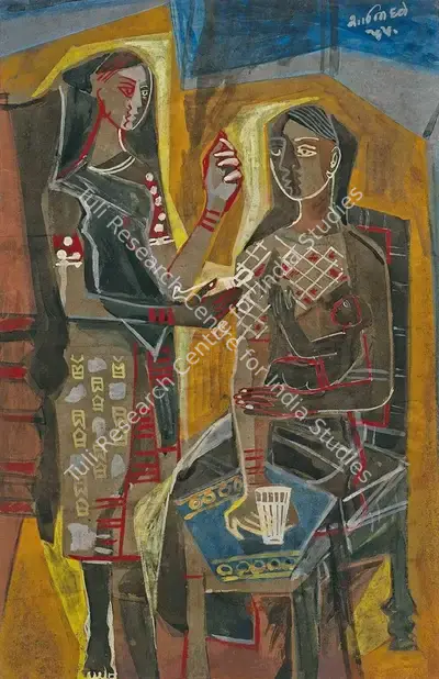 Shanti Dave (Artist), Untitled, 1955, Painting