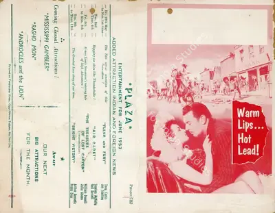 Allan Dwan (Director), Montana Belle, 1952, Handbill