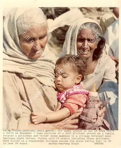 Mandeep Singh (Photographer), Del01: Punjab, Gohalwad, India, 2Nov91, 1991, Contemporary Photograph