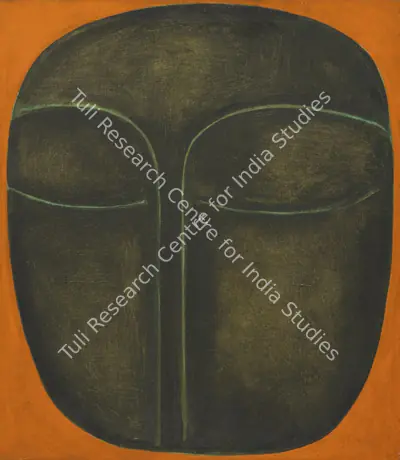 B. Vithal (Artist), Figural Mask, 1969, Painting