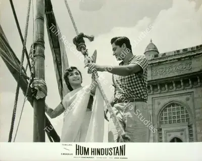 S. Mukerjee (Producer), Hum Hindustani, 1960, Lobby Card