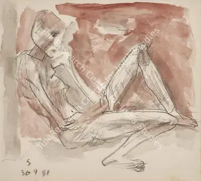 Somnath Hore (Artist), Untitled, 1981, Painting