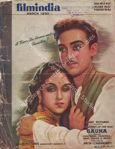 Baburao Patel (Editor), Filmindia, 1950, Magazine