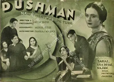 H.S. Kwatra (Producer), Dushman, 1957, Handbill