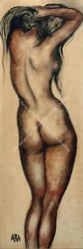 Ara, K.H. (Artist). Nude, n.d. | Painting, Pu.Mum/17.11.16, 2016 · Pundole