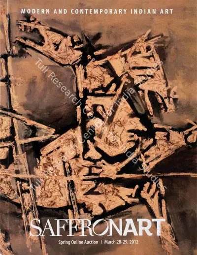 Saffronart (Auction House), Spring Art Auction, 2012, Auction Catalogue