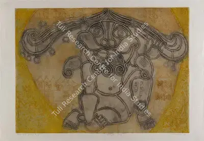Mumtaz Ali Khan (Artist), Surya - Raj, 1974, Painting