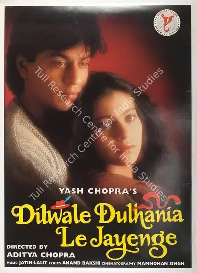 Yash Chopra (Producer), Dilwale Dulhania Le Jayenge, 1995, Full Sheet Poster