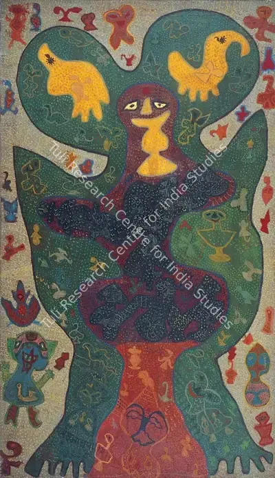 Madhavi Parekh (Artist), Mother, 1972, Painting