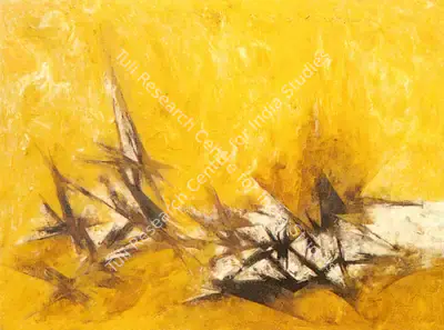 Santosh, G.R. (Artist). Time Beyond, n.d. | Painting, So.Lon/17.06.99