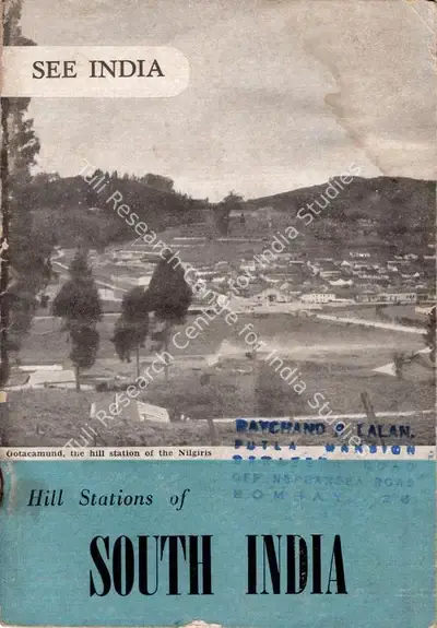 Hill Stations of South India, 1954, Edited Book