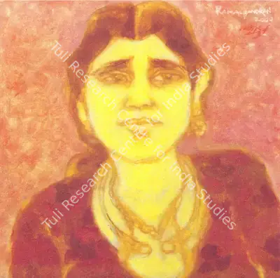 A. Ramachandran (Artist), Study from Rajasthan, 2000, Painting