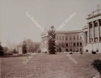 Samuel Bourne (Photographer), Government House. Garden Front, Calcutta, 1865, Antiquarian Photograph