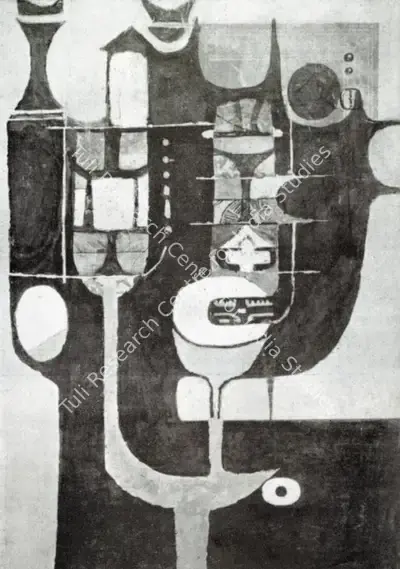 T.J. Rafai (Artist), Paper Collage 1, Collage