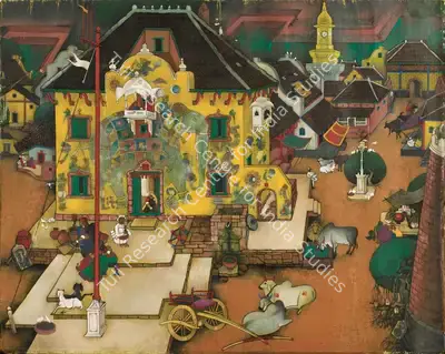 A.A. Raiba (Artist), City Of Murals, 1984, Painting