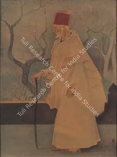 D.P. Roy Chowdhury (Artist), Mirza Ghalib, 1925, Painting