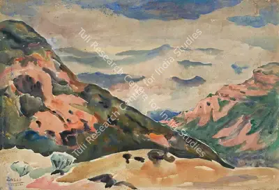 K.K. Hebbar (Artist), Untitled, 1951, Painting