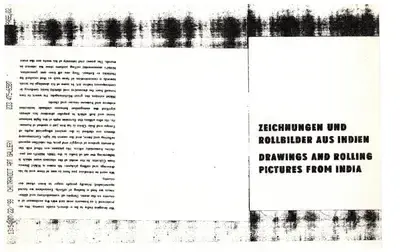 Nikhil Biswas (Artist), Drawings and Rolling Pictures from India, 1999, Solo Exhibition Catalogue