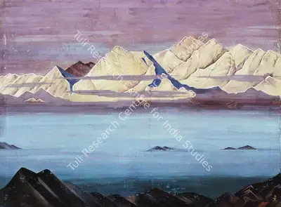 Nicholas Roerich (Artist), A Himalaya Mountain View, Painting