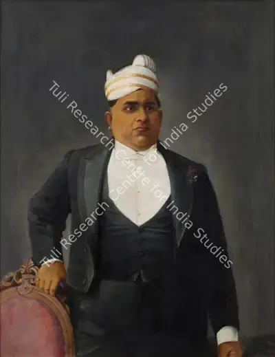Raja Ravi Varma (Artist), The First Prince of Travancore, 1901, Painting