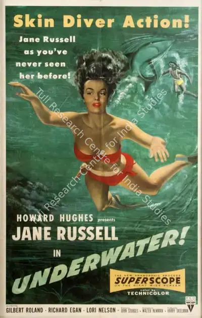 John Sturges (Director), Underwater!, 1955, Poster