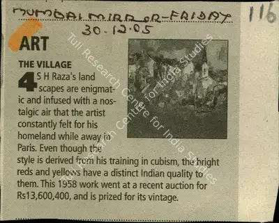 The Village, 2005, Newspaper Clipping