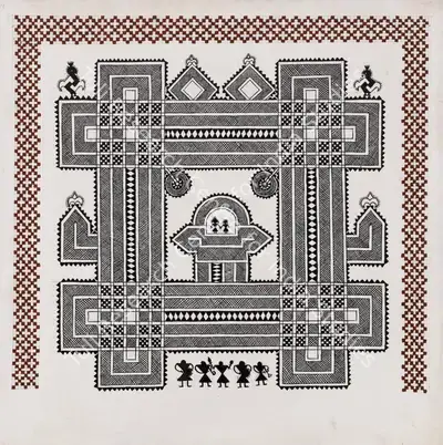 Lakshmi Gademane (Artist), Untitled (Chittara Art), Painting