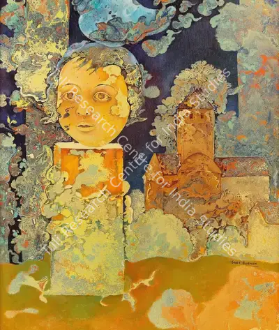 Sakti Burman (Artist), Untitled, 1975, Painting