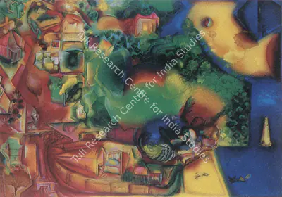 G.M. Sheikh (Artist), Visitation, Painting