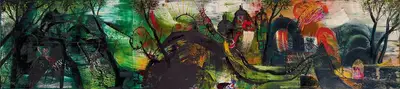Manu Parekh (Artist), Colours of Banaras, 2006, Painting