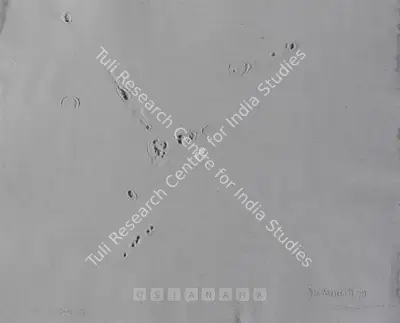 Hore, Somnath (Artist). Wounds. Handmade Caste paper, 1979 | Drawing | FineArts | 00600112