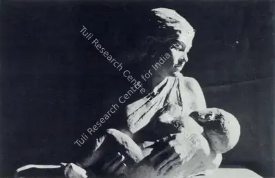 V.P. Karmarkar (Artist), Destitute, Sculpture