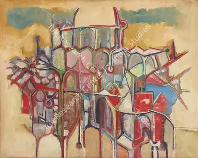 S.K. Bakre (Artist), Untitled, 1965, Painting