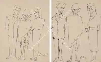 K.M. Adimoolam (Artist), Untitled, 1969, Painting