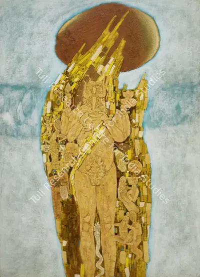 Arup Das (Artist), Untitled (Mahakala), Painting