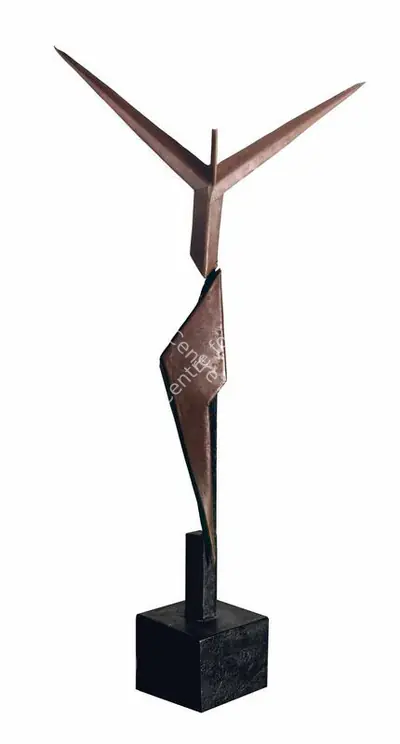 A.M. Davierwalla (Artist), Crucifixion, 1955, Sculpture